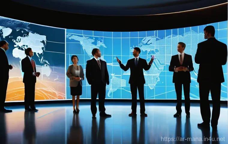 경영지도사와 중소기업 컨설팅 사례 - **Prompt:** A diverse group of business professionals, including men and women dressed in contempora...