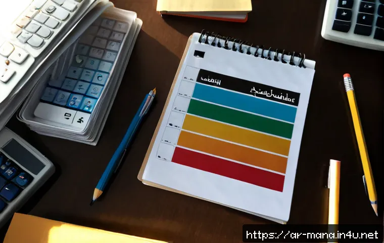 경영지도사 시험 준비 스케줄 - Photorealistic overhead study-planning scene for a management consultant certification exam, an Arab...